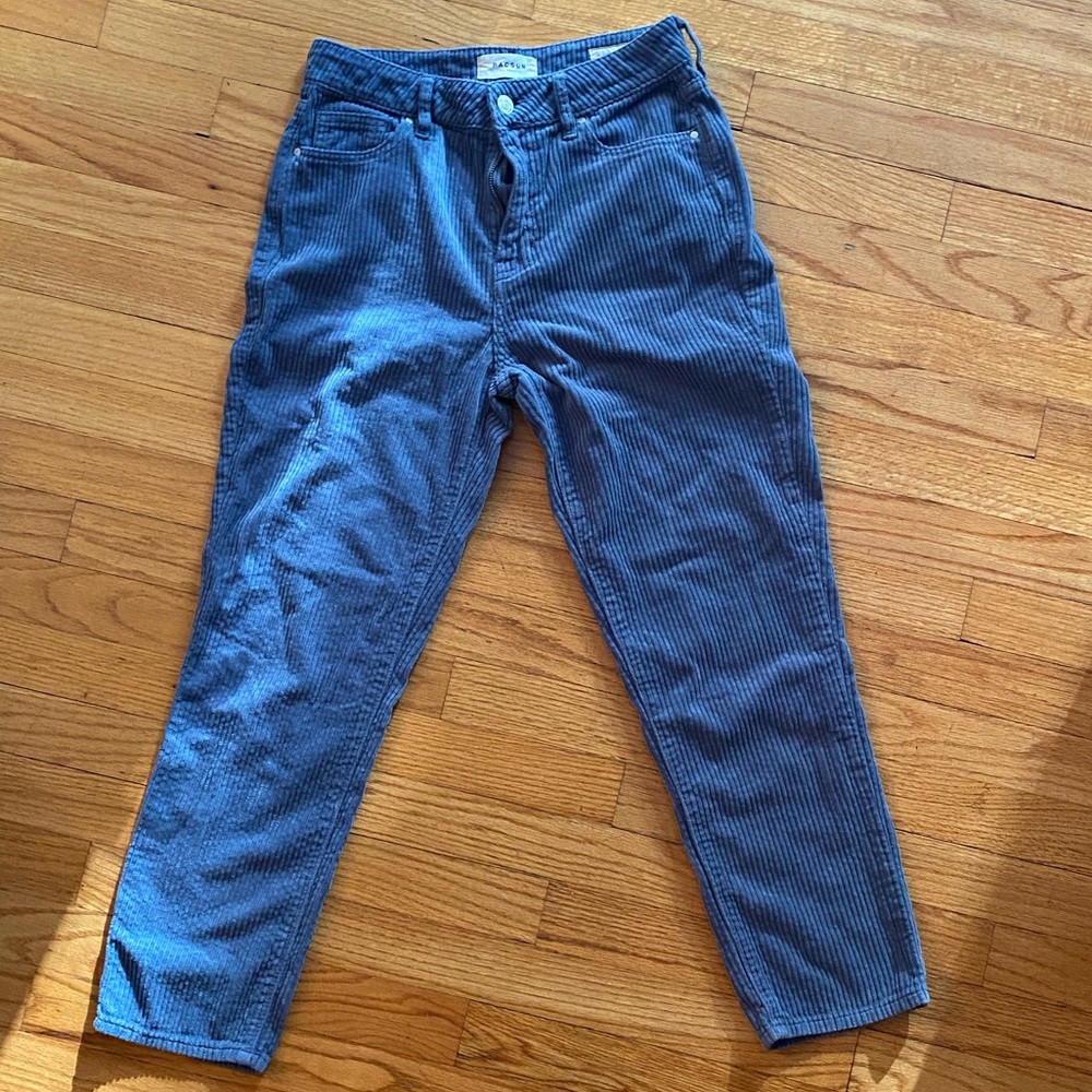 Pacsun Blue Corduroy Mom Jeans